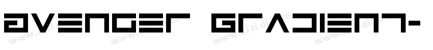 Avenger Gradient字体转换
